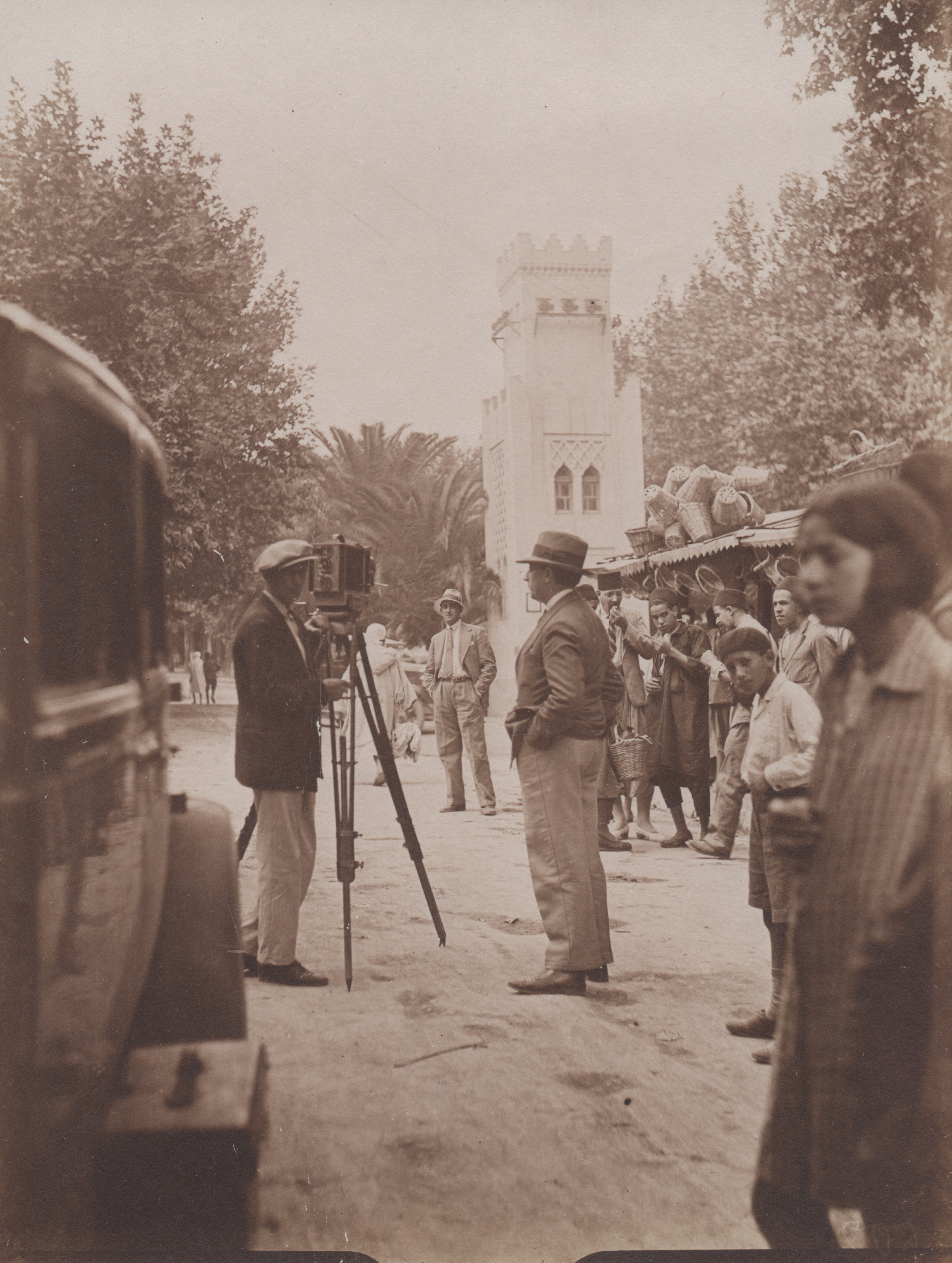 J. K. Raymond-Millet during filming of "À la rencontre du soleil".